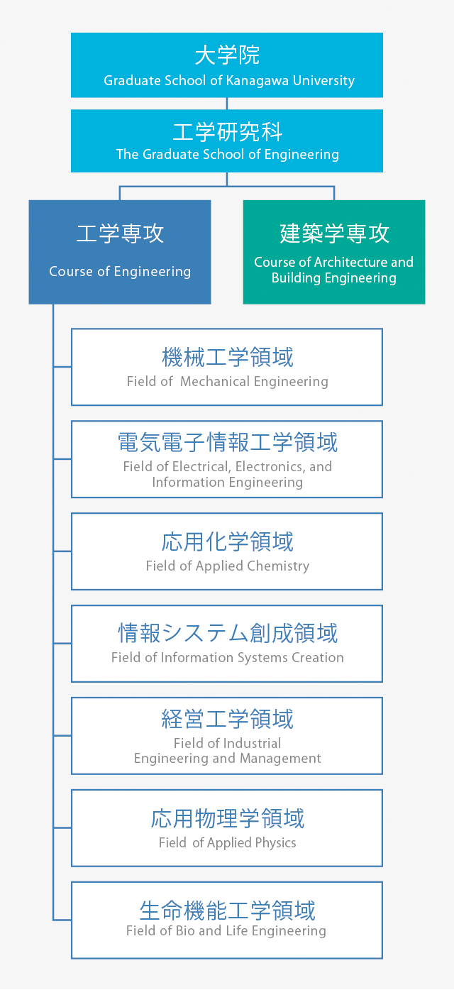 神奈川大学大学院　工学研究科組織図